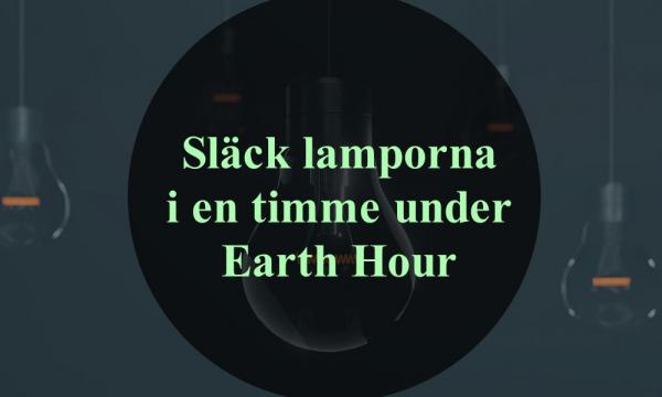 Släck lamporna i en timme